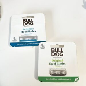 Bulldog Sensitive and Original Steel Blade lot of 2